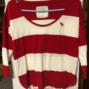Red and White  Shirt from Abercrombie and Fitch